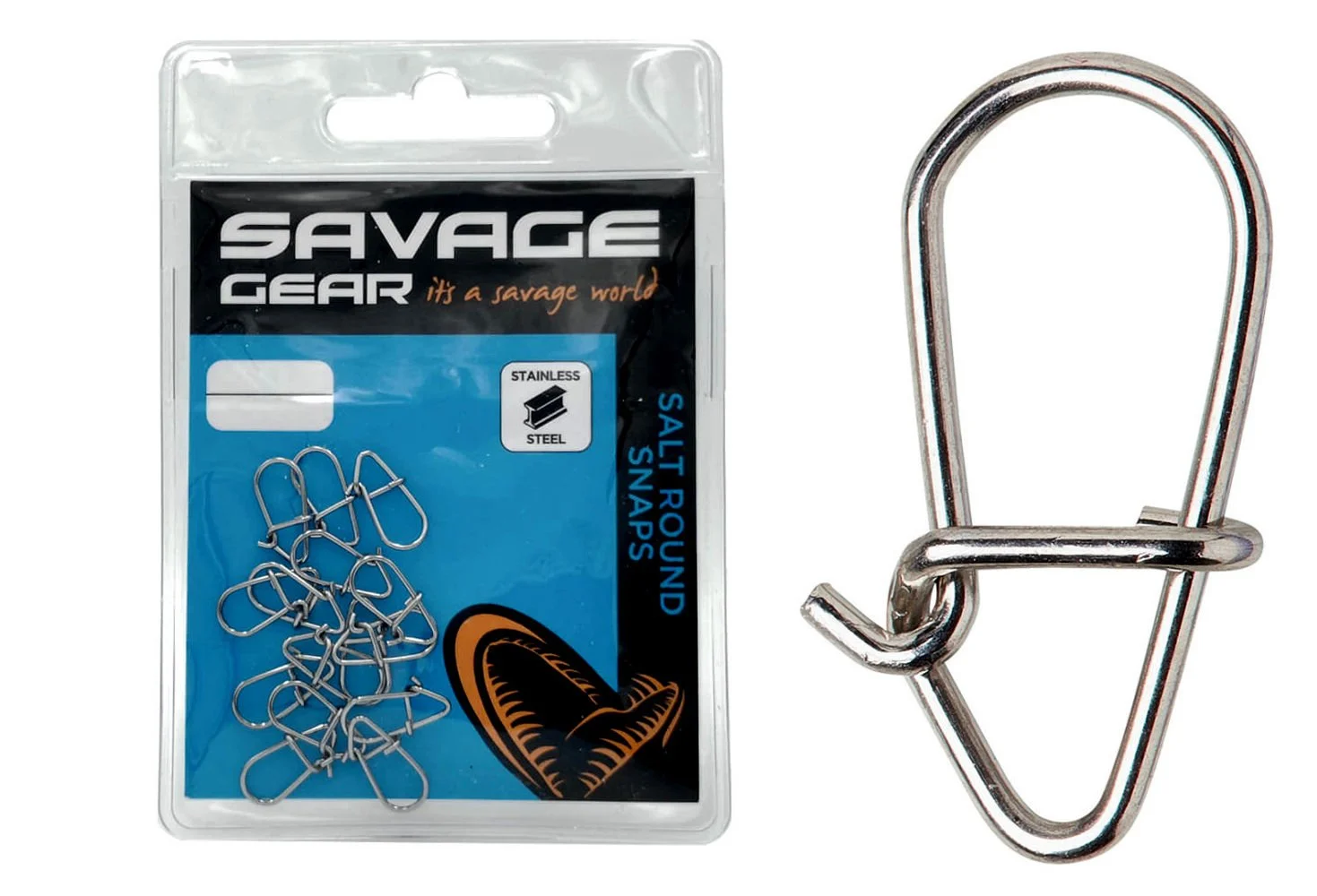 Savage Gear Salt Round Snaps 15pcs