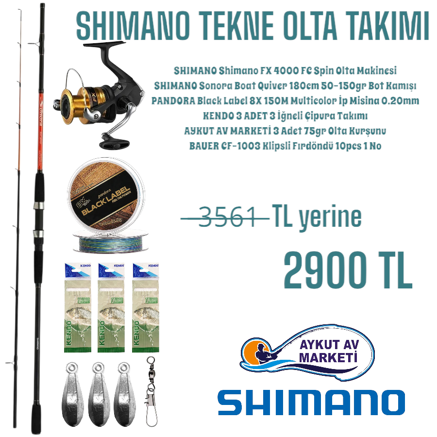 Shimano Tekne Olta Takımı