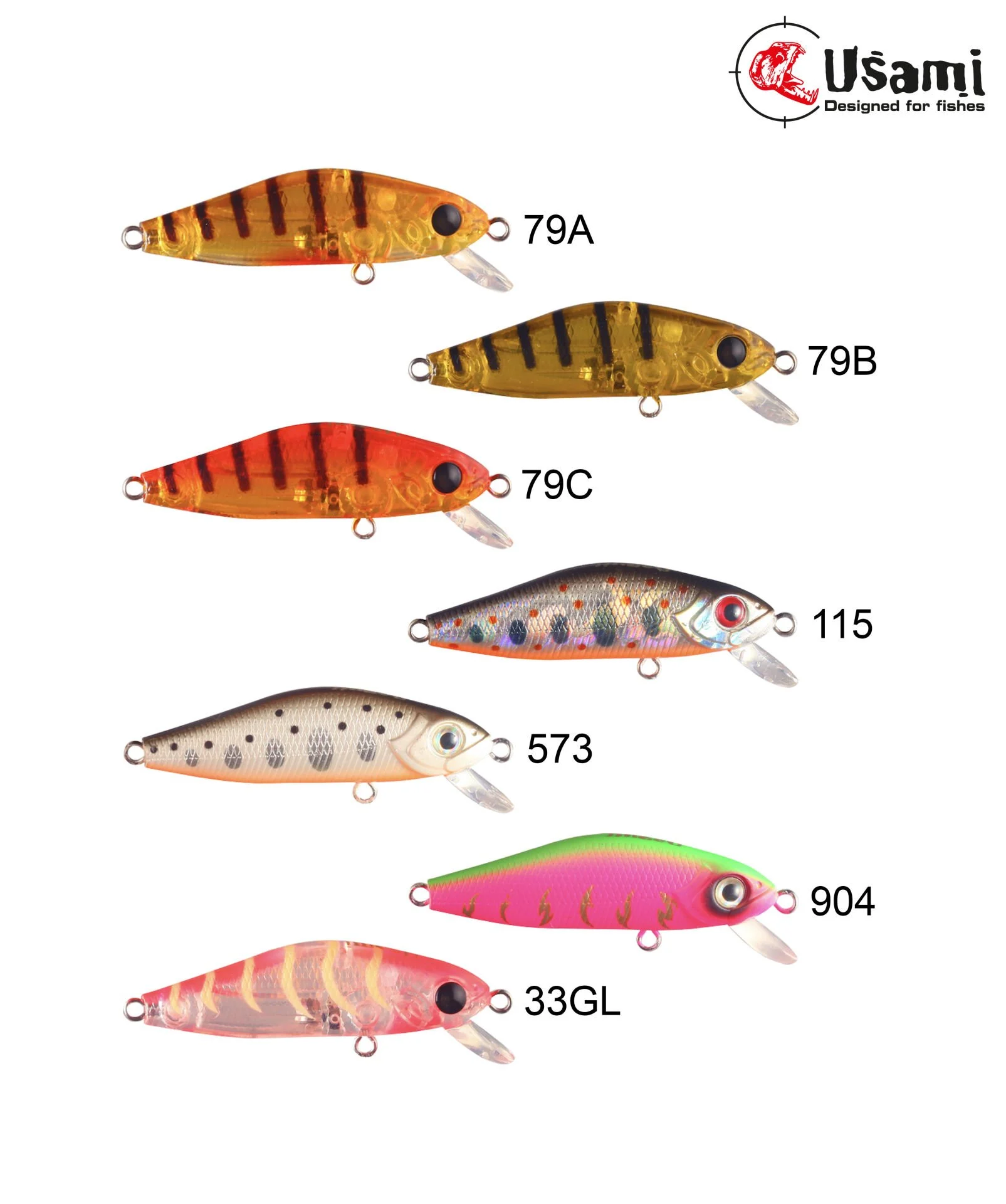 Usami Minn Shad 48F-SR 3.1GR Maket Balık