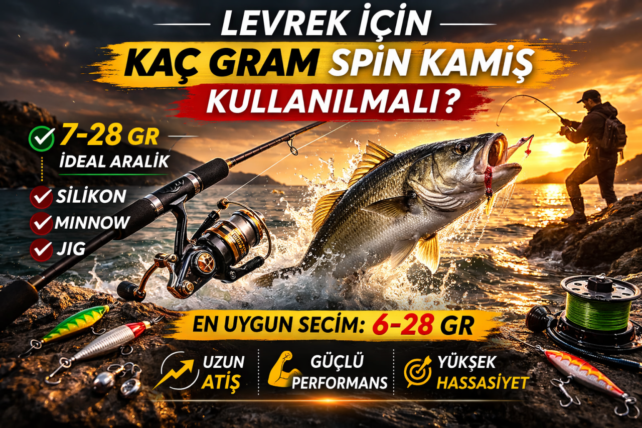 Levrek İçin Kaç Gram Spin Kamış Kullanılmalı? | Aykut Av Marketi