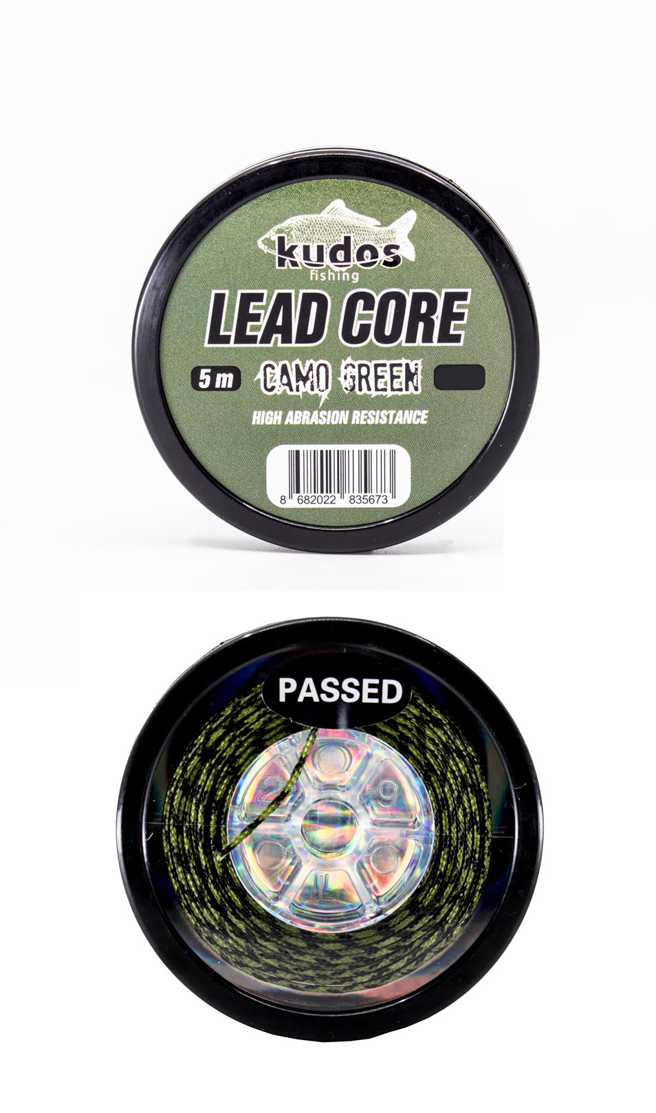 Kudos Lead Core Camo Green 5m