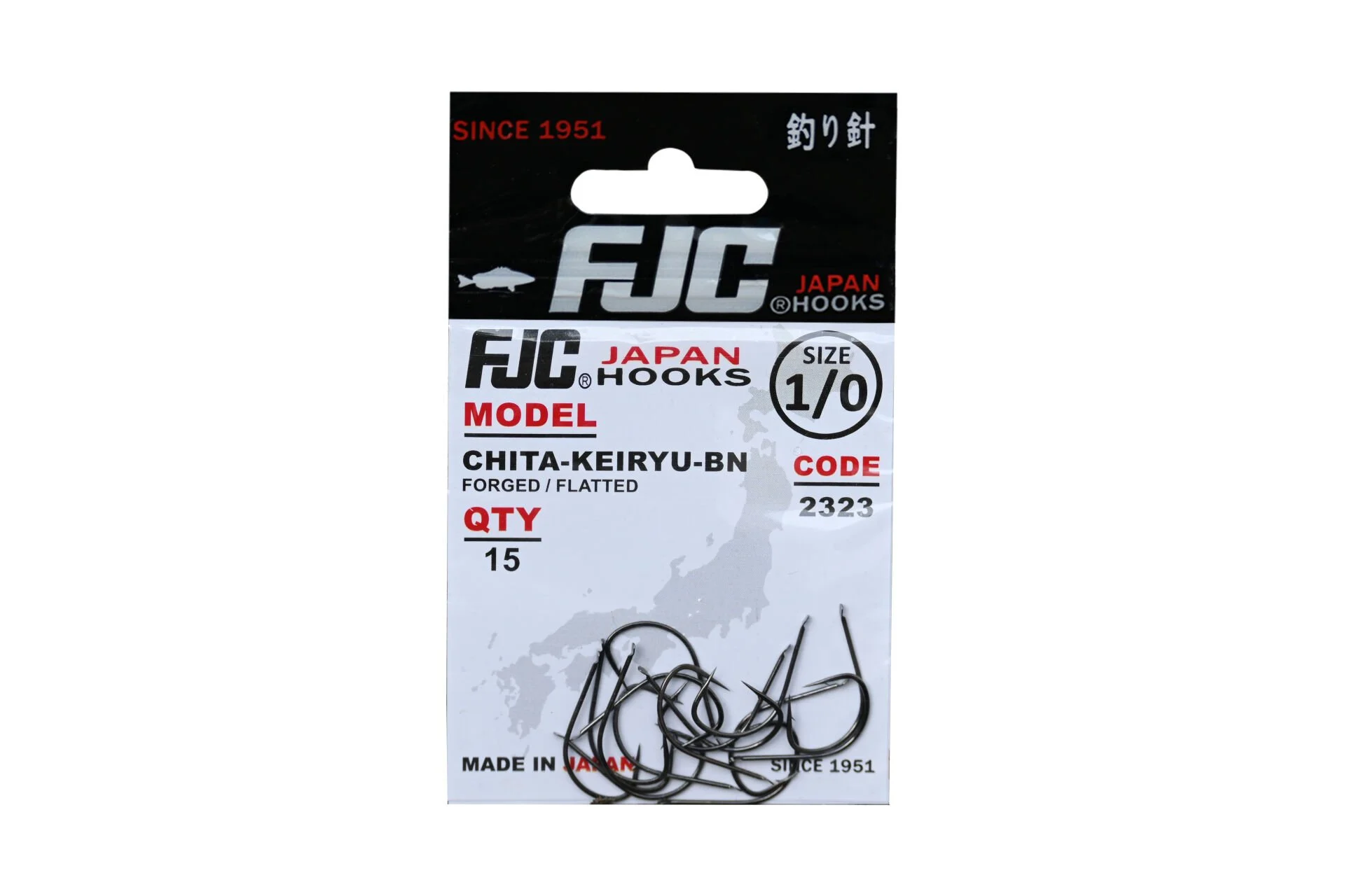 FJC 2323 Chinta Keiryu Black Nikel İğne