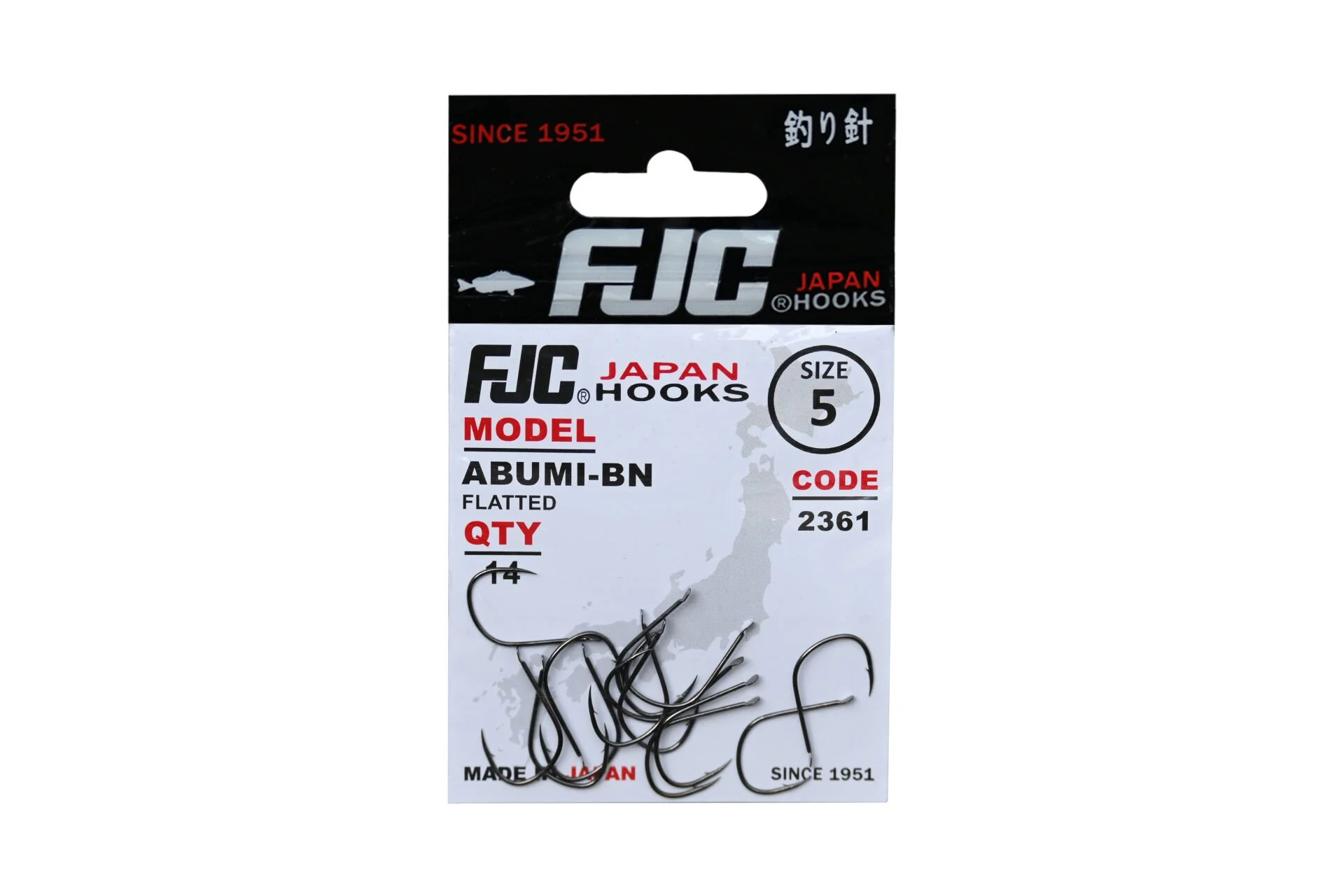 FJC 2361 Abumi Black Nikel İğne