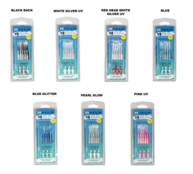 Ryuji V8 8cm 5.5gr Silikon Yem