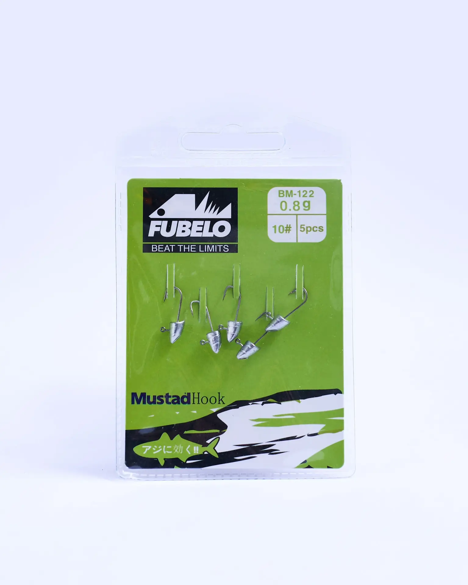 Fubelo Spike Jig Head 10 No 5pcs