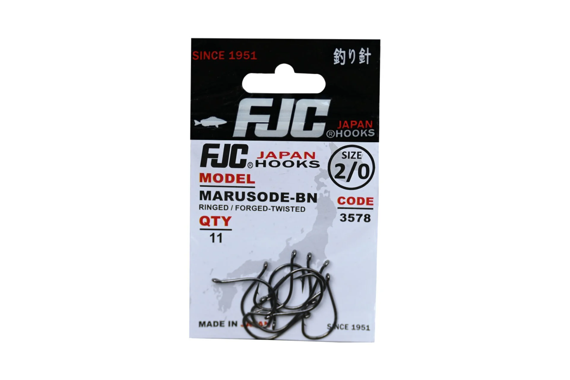 FJC 3578 Maru Sode Rınged Black Nikel İğne