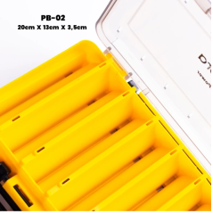 Pandora 20X13X3.5cm  Çift Taraflı Maket Balık Kutusu PB02