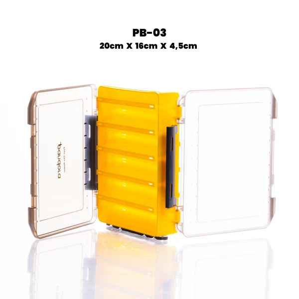 Pandora 20X16X4.5cm  Çift Taraflı Maket Balık Kutusu PB03