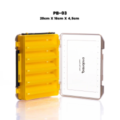 Pandora 20X16X4.5cm  Çift Taraflı Maket Balık Kutusu PB03