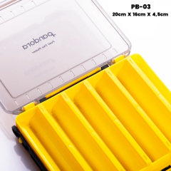 Pandora 20X16X4.5cm  Çift Taraflı Maket Balık Kutusu PB03