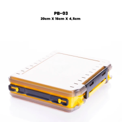 Pandora 20X16X4.5cm  Çift Taraflı Maket Balık Kutusu PB03