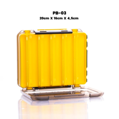 Pandora 20X16X4.5cm  Çift Taraflı Maket Balık Kutusu PB03