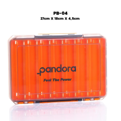 Pandora 27X18X4.5cm Çift Taraflı Maket Balık Kutusu PB04