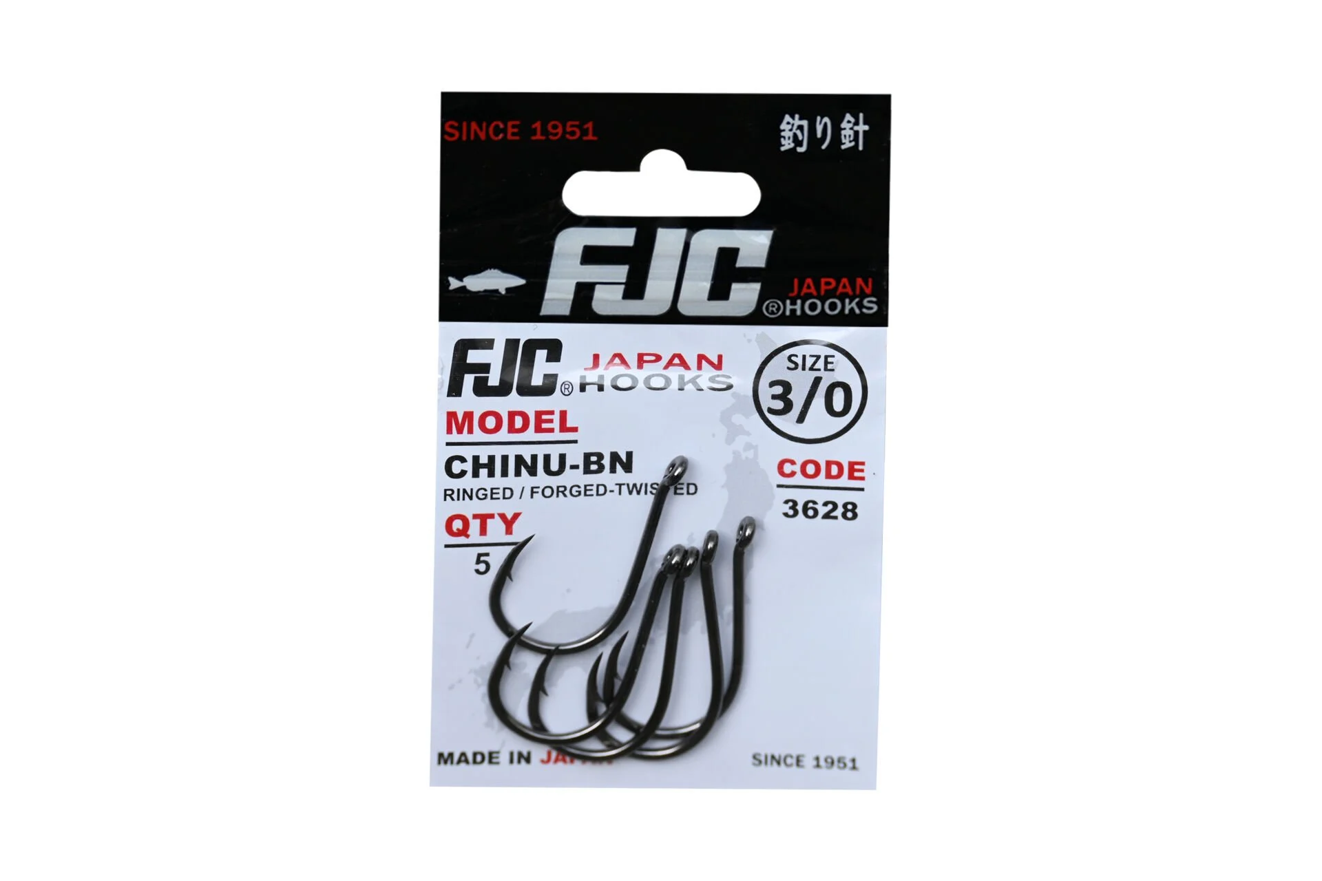 FJC 3628 Chinu Rınged Black Nikel İğne