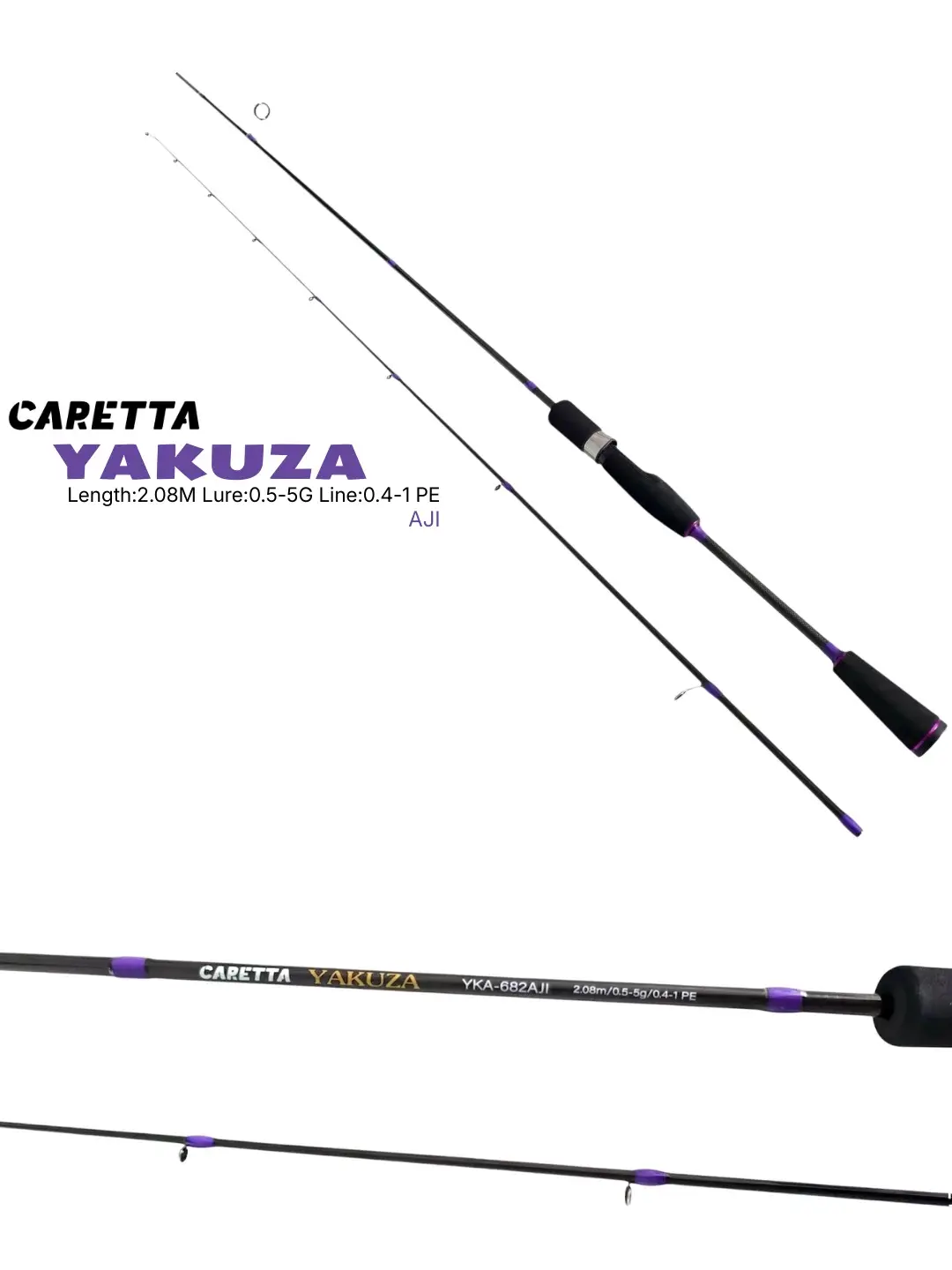 Caretta Yakuza 208 Cm 0.5-5 Gr Aji Kamışı