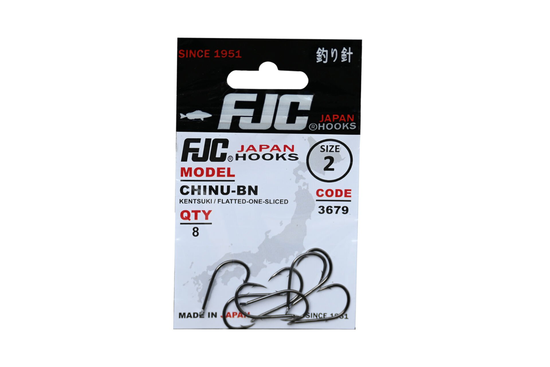 FJC 3679 Chinu Kentsuki Black Nikel İğne