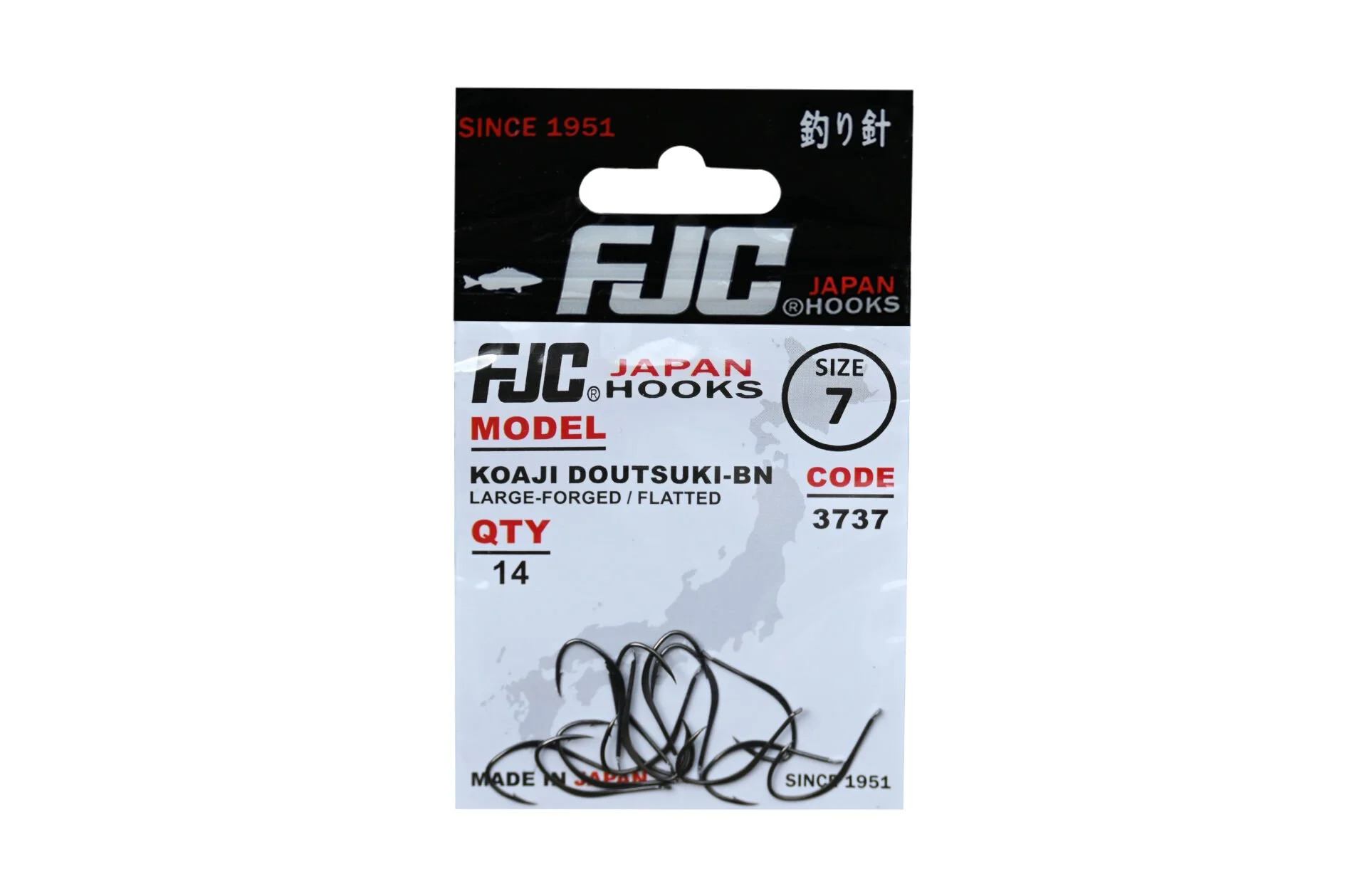FJC 3737 Koaji Doutsuki Black Nikel İğne