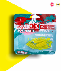 Spiinx Soft Baits Baby Fish 4.5 cm Kokulu Silikon Yem Glow Lemonade