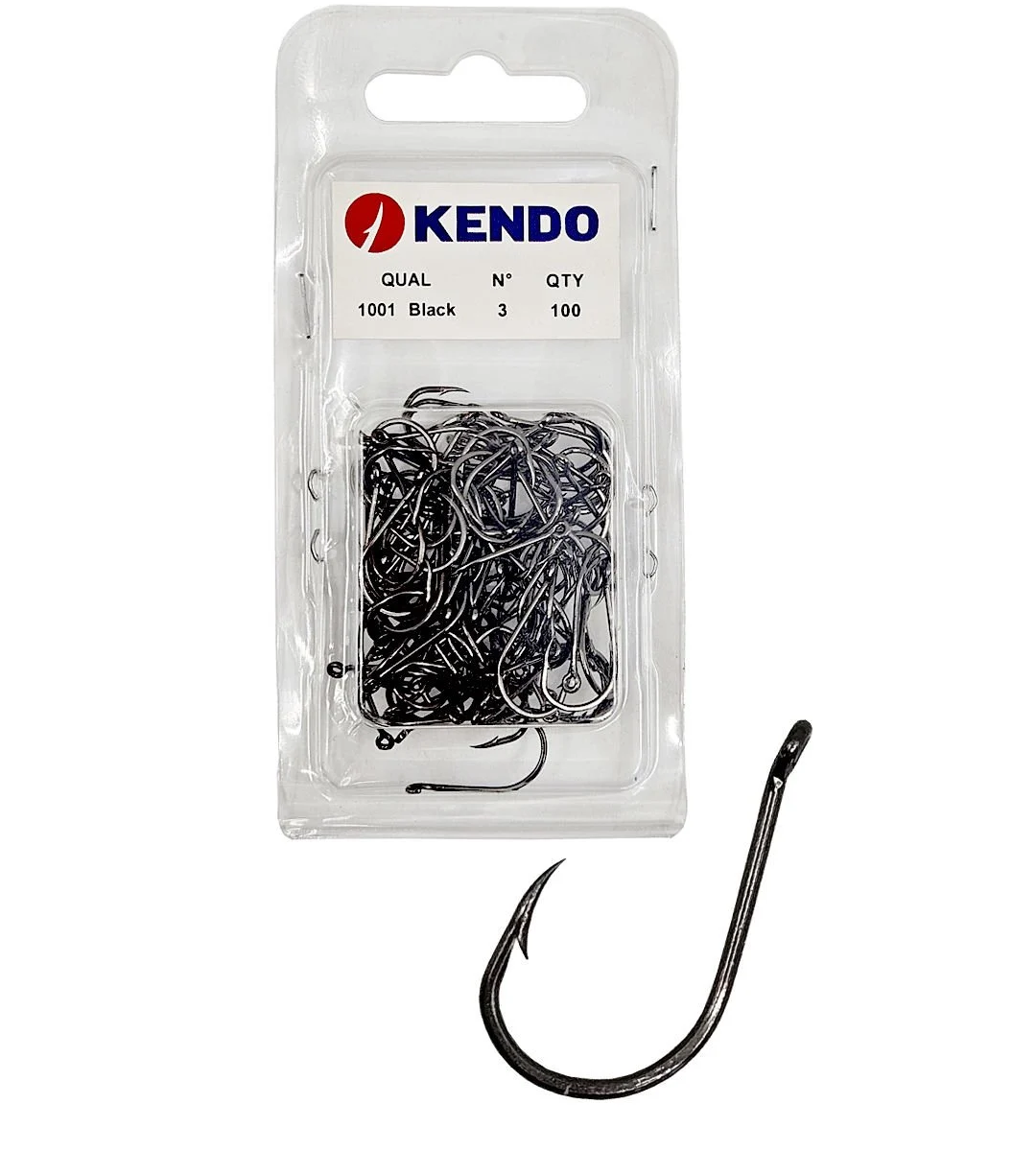 Kendo (1001) Black Nickle Halkalı İğne 100 Adet