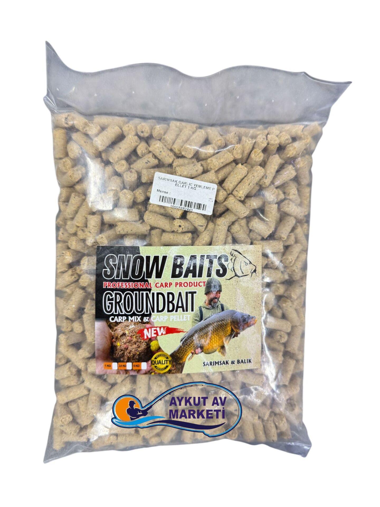 Snow Baits Sarımsak Pellet 1kg