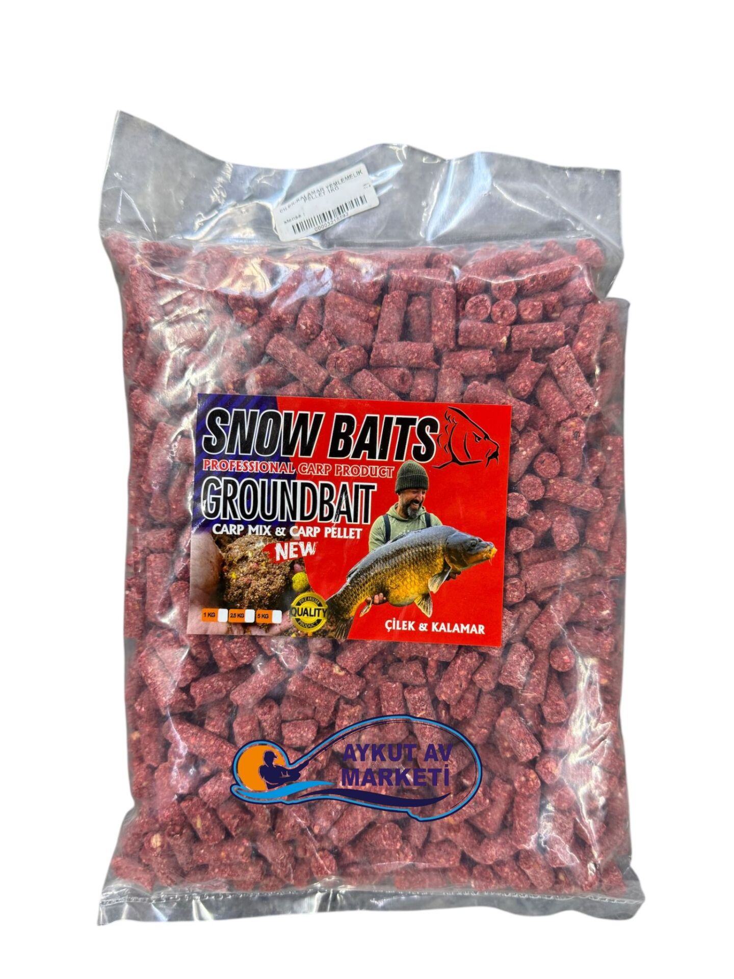 Snow Baits Çilek Pellet 1kg