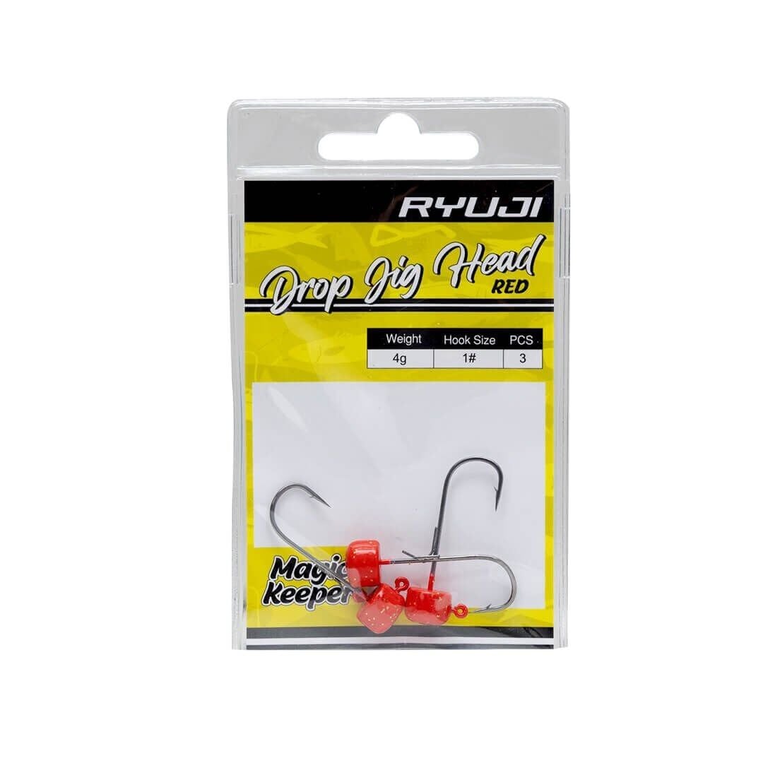 Ryuji Drop Jighead Red UV