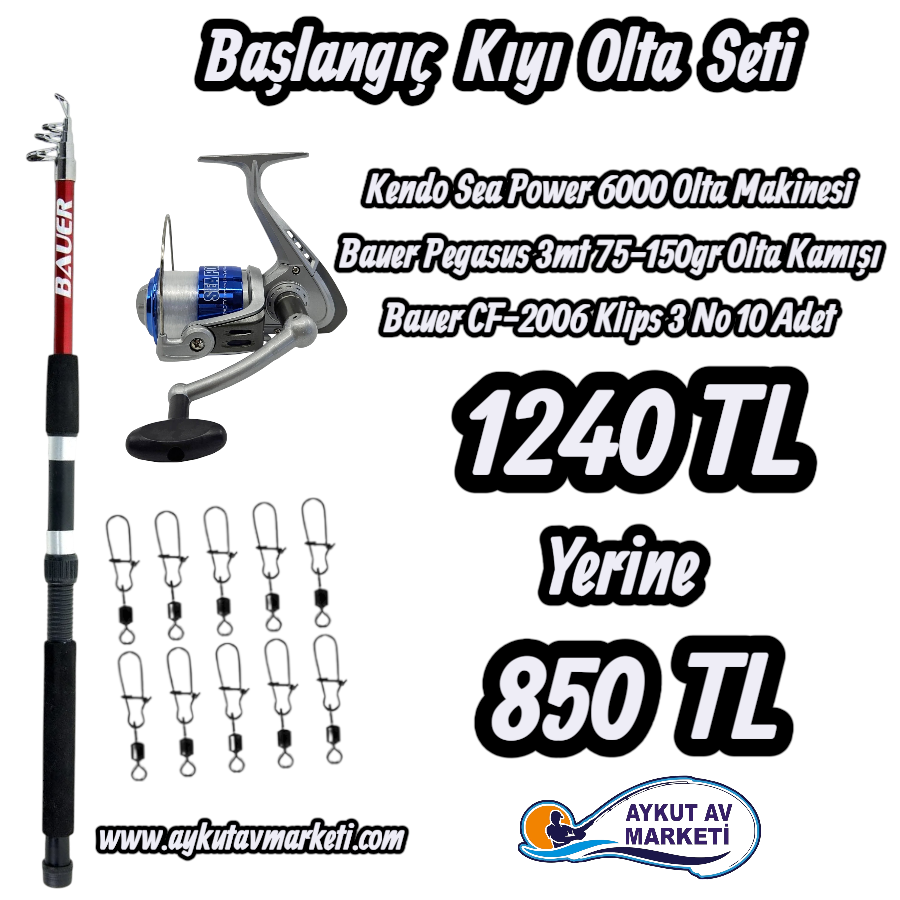 Başlangıç Kıyı Olta Seti