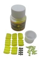 Renat Baits Profesyonel Yüzen Rig Üçlü Limon Sarısı Mısır 8pcs