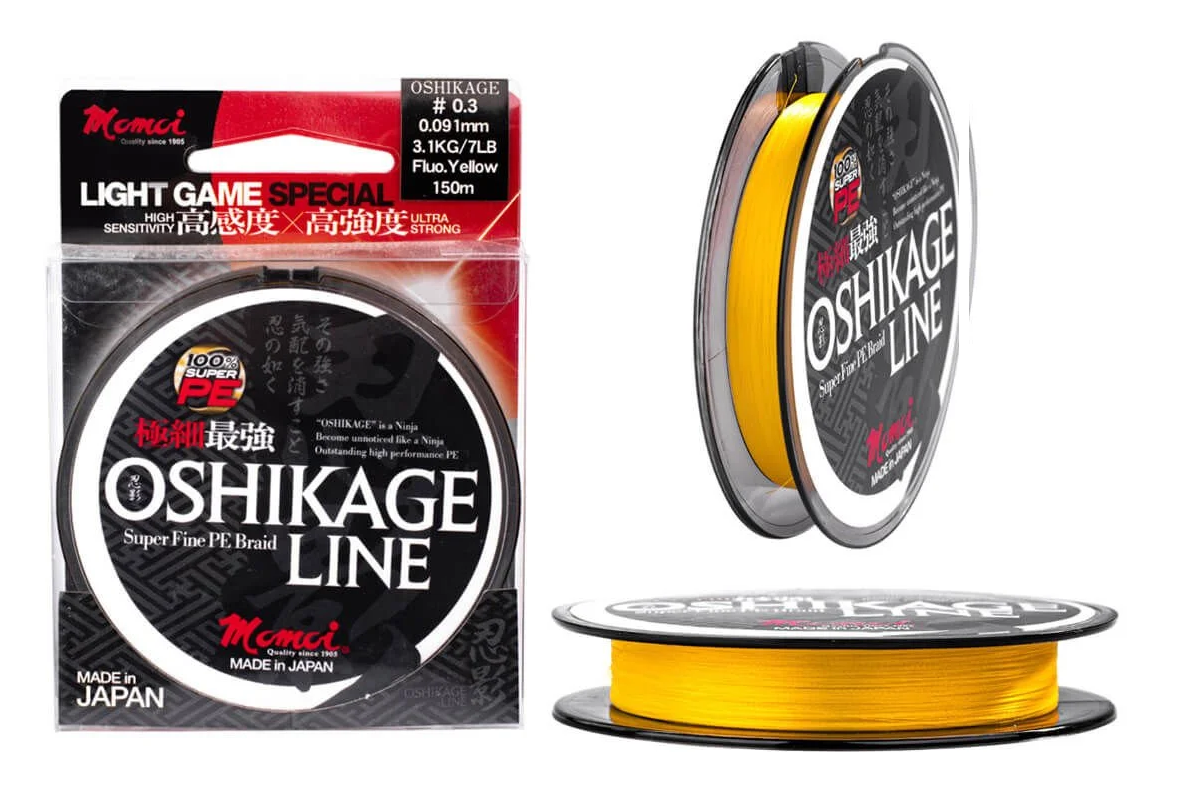 Momoi Oshikage Line Super Fine PE 150 mt İp Misina