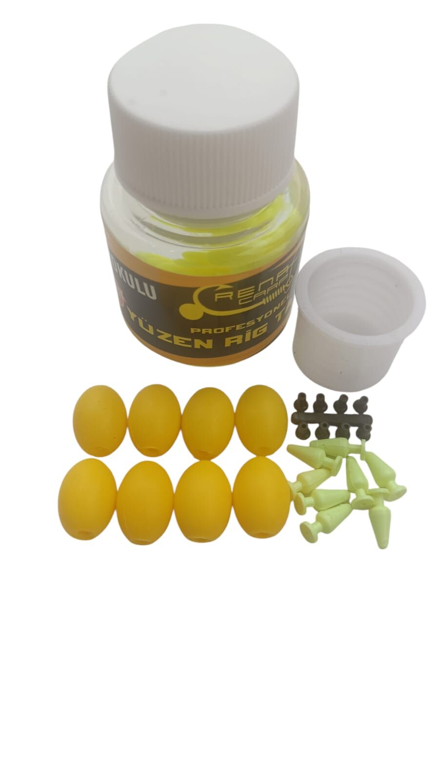 Renat Baits Profesyonel Yüzen Rig Sarı Elips 8pcs