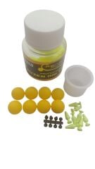 Renat Baits Profesyonel Yüzen Rig Sarı Yassı Boncuk 8pcs