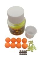Renat Baits Profesyonel Yüzen Rig Turuncu Yassı Boncuk 8pcs