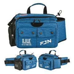 Fujin Ajime Bel Çantası Indigo Balıkçı Çantası