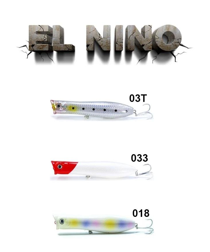 Fujin Elnino Popper EN-130SW 13 Cm 31.5 Gr Maket Balık