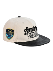 Fujin BTW Leather Visor Şapka Dirty White