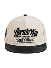 Fujin BTW Leather Visor Şapka Dirty White