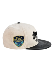 Fujin BTW Leather Visor Şapka Dirty White