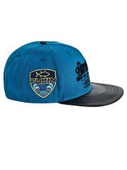 Fujin BTW Leather Visor Şapka Indigo