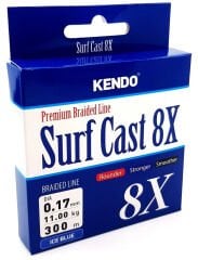 Kendo Surf Cast 8X Fıghtıng 300 mt Örgü İp ( ICE BLUE)