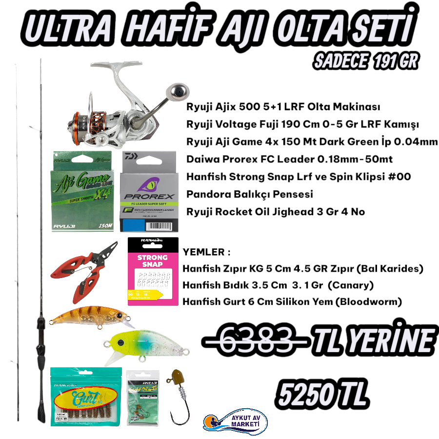 Ultra Hafif Aji Olta Seti