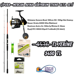 Çipura-Mercan Avına Gidiyorum Tekne Olta Seti