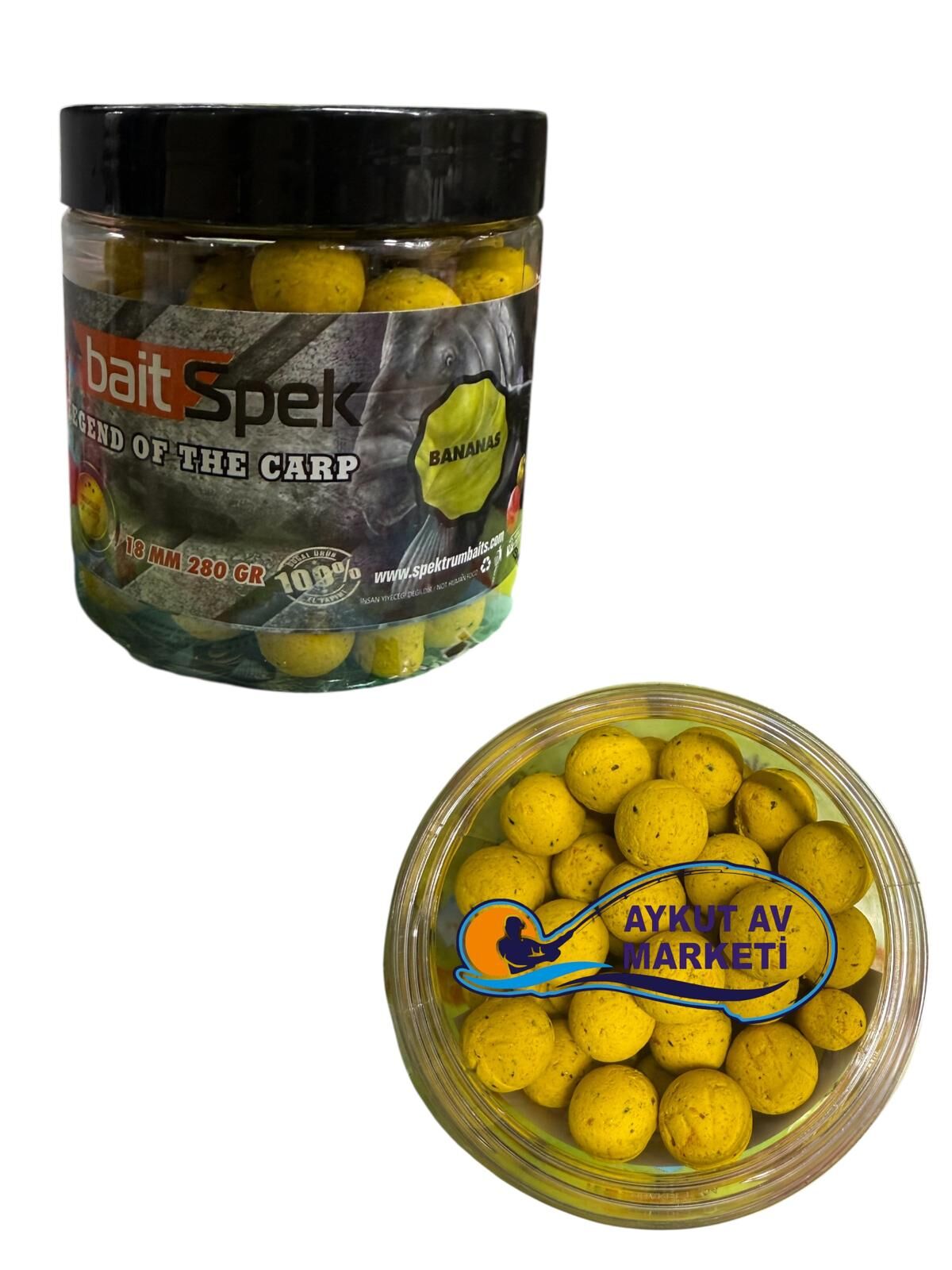 Spektrum Baits Premium 18mm 280gr Bananas Boili