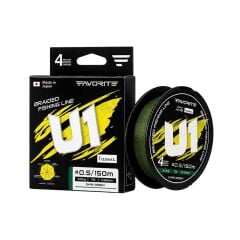 Favorite U1 PE 4x 150 Mt Koyu Yeşil İp Misina