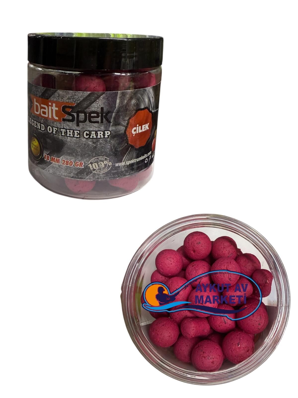 Spektrum Baits Premium 18mm 280gr Çilek Boili