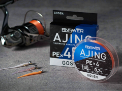 Gosen Answer Ajing PE4 Örgü LRF İpi 150mt Coctail Orange