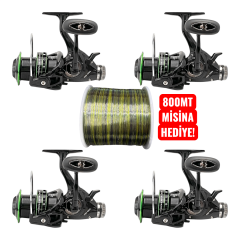 Misina Hediyeli! 4 Adet Bauer SNK 6000 Olta Makinesi