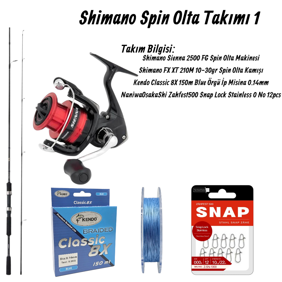 Shimano Spin Olta Takımı 1