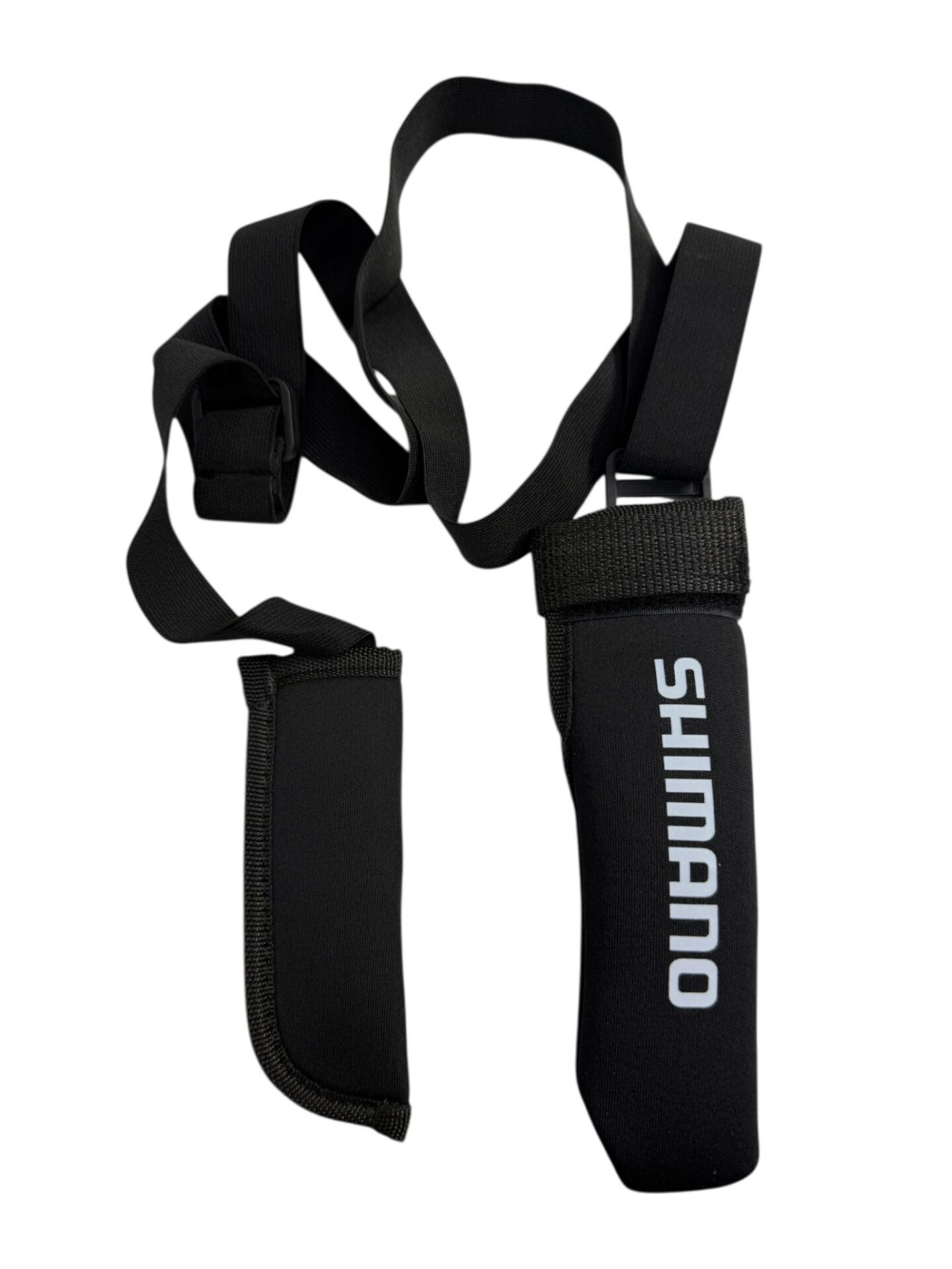 Shimano Baskılı Neopren Ayarlanabilir Lastikli Kamış Koruma Kılıfı Siyah