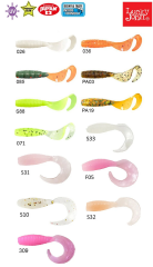 Lucky John Micro Grub 1'' 2.5cm Silikon Yem 15pcs