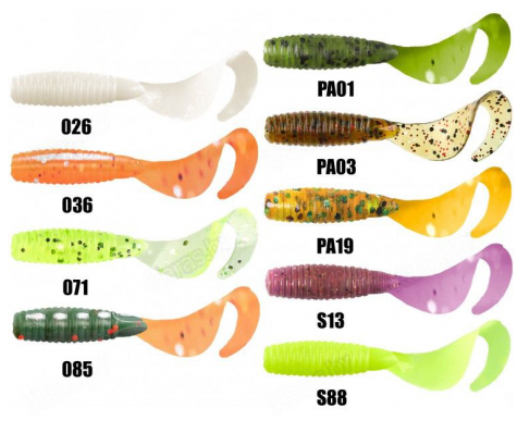 Lucky John Micro Grub 1'' 2.5cm Silikon Yem 15pcs